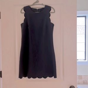 Ann Taylor scalloped mini dress. Worn once!
